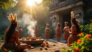 participez à une cérémonie maya au lever du soleil en riviera maya et vivez une expérience spirituelle unique au cœur de traditions ancestrales.