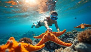 Comment nager avec les étoiles de mer à El cielo Cozumel : guide complet