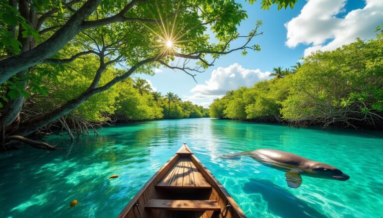 explorez la réserve naturelle sian ka'an en bateau et découvrez ses paysages exceptionnels, sa faune unique et son patrimoine classé au patrimoine mondial de l'unesco.
