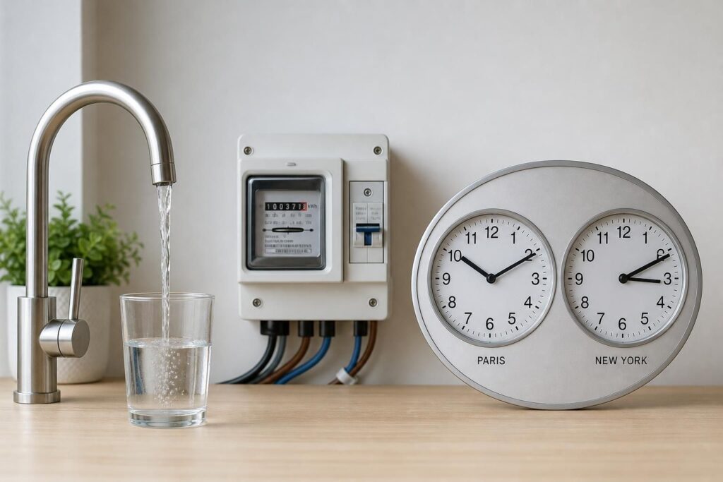 découvrez tout ce qu'il faut savoir sur l'eau du robinet, l'électricité et le décalage horaire pour préparer votre voyage en toute sérénité.