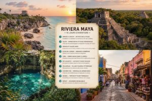 Itinéraire 10 jours riviera maya : découvrez le tour parfait pour explorer la région
