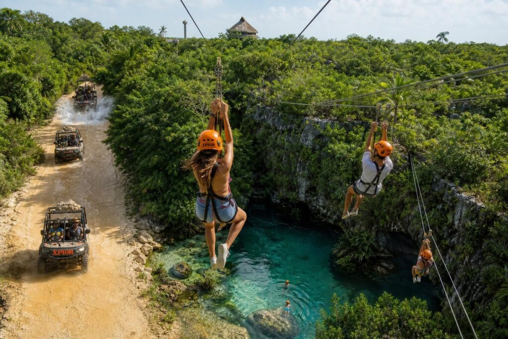 découvrez xplor, un parc d'aventure unique avec tyroliennes, véhicules amphibies et cenotes. vivez une expérience inoubliable au cœur de la nature pour toute la famille.