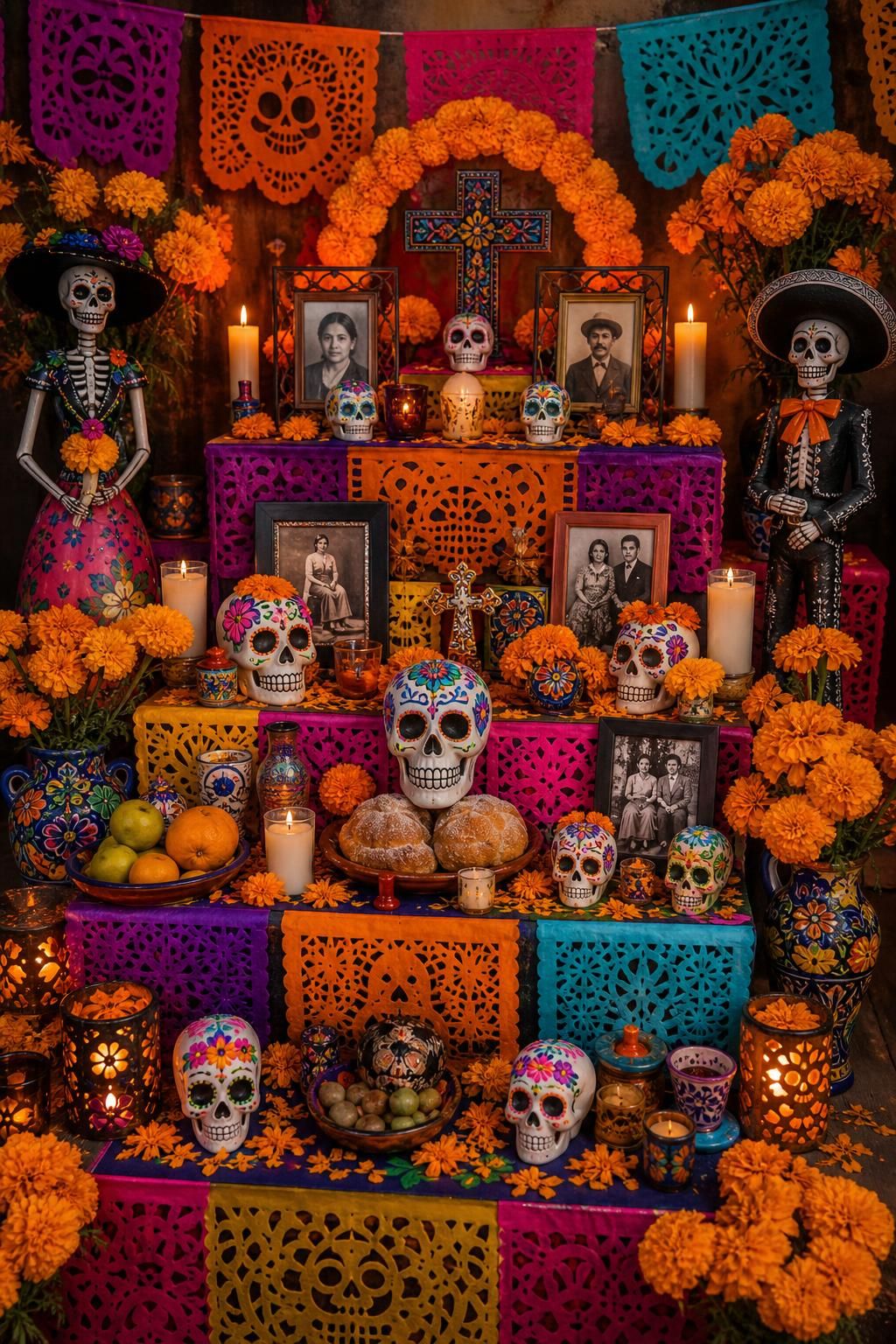 découvrez la signification profonde du día de muertos au mexique, ses traditions colorées et ses symboles emblématiques qui honorent les défunts avec joie et respect.