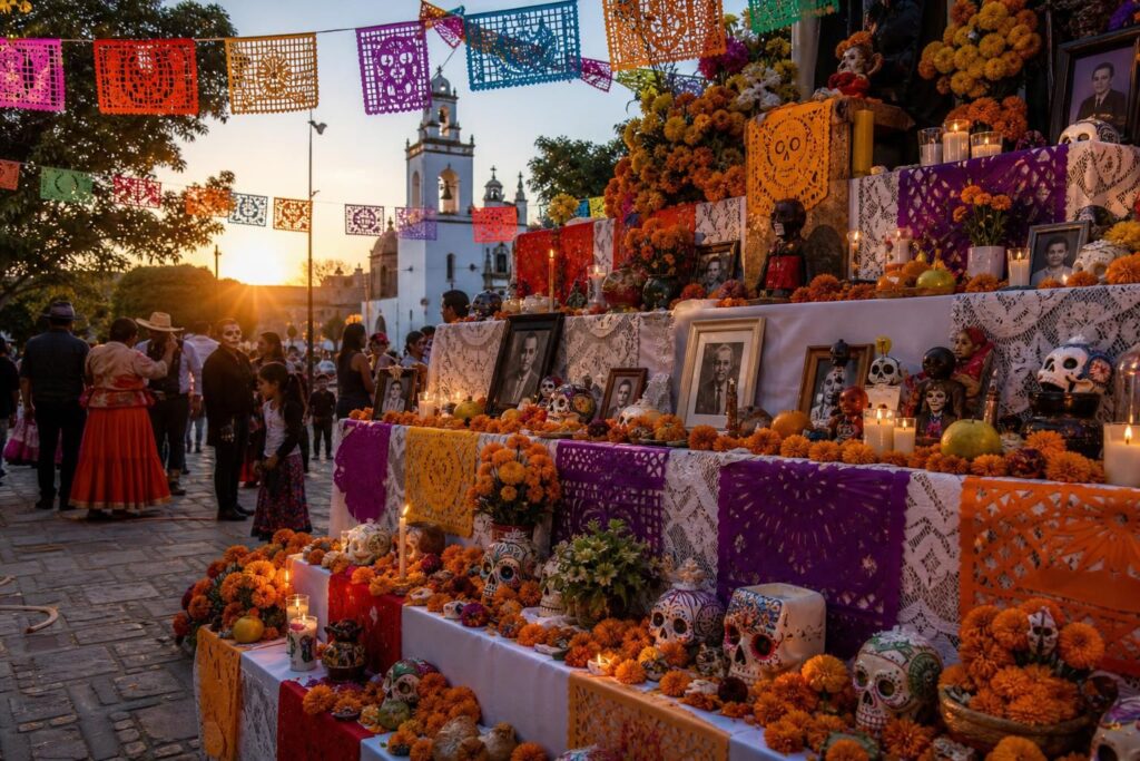 découvrez la signification profonde du día de muertos au mexique, ses traditions colorées et les symboles emblématiques qui célèbrent la mémoire des êtres chers.