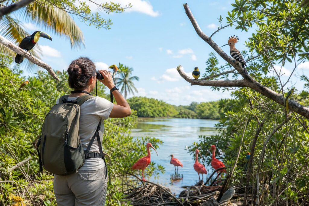 découvrez les espèces d'oiseaux remarquables de la réserve naturelle de sian ka'an et profitez de nos conseils pratiques pour une expérience d'observation réussie.
