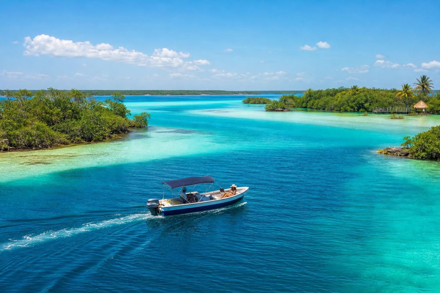 découvrez comment choisir la meilleure agence pour une excursion d'une journée à bacalar, le lagon aux sept couleurs, et profitez pleinement de ce magnifique site naturel.